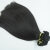 V tip hair extension with black color